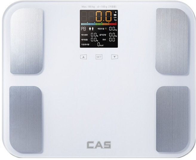 카스 스마트 인바디 블루투스 체지방 체중계, BFA-S8, 화이트, 1개