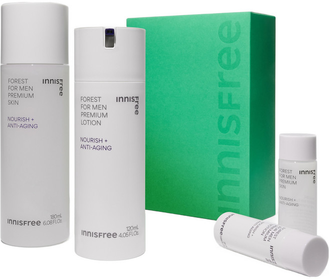 이니스프리 남성용 포레스트 프리미엄 스킨케어 2종 세트, 1세트