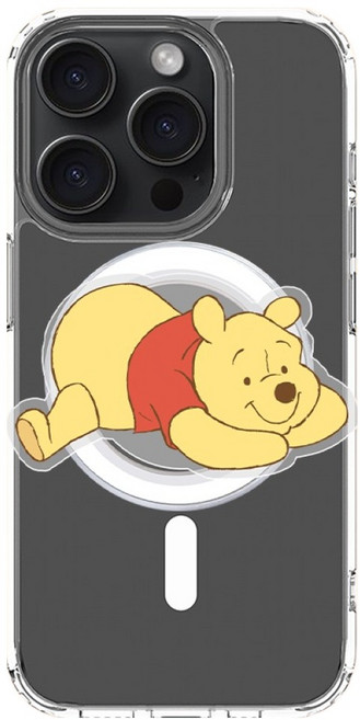 DESIGNSKIN 맥세이프 그래픽 톡 디즈니, 1개, 뒹굴 푸