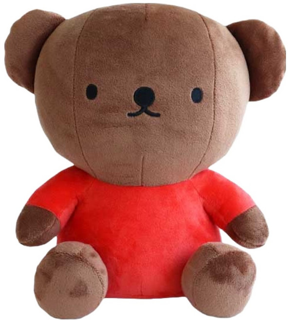 매니어리틀 미피 보리스 Sitting 인형, 브라운, 1개, 45cm
