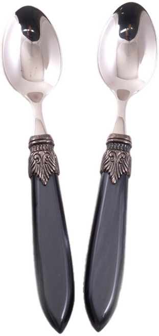 리바도시 라울라 티스푼, 블랙, 2개