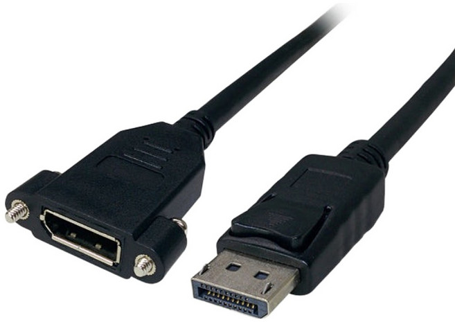 랜스타 디스플레이포트 판넬형 케이블 암 수 LS-DPMF-S, 1개