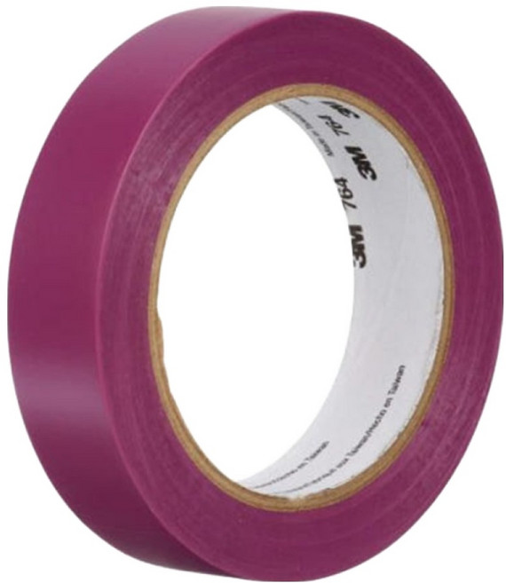쓰리엠 바닥 라인 764 테이프 보라 25.4mm x 32.9m, 1개