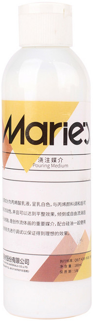 마리에스 시나아트 물감 보조제 푸얼링 미디엄, 1개, 180ml