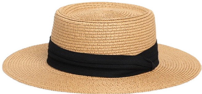 맙소샵 클래식 쉐입 바캉스 왕골 중절모 HR283