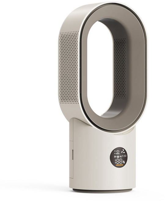 하이온 무선 탁상용 미니 무팬 선풍기, H32, 베이지
