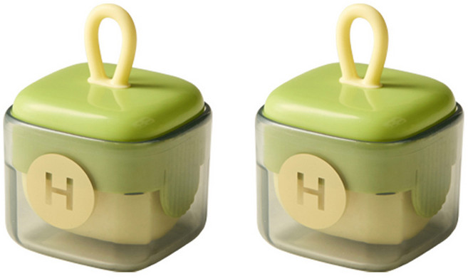 코히모 휴대용 돌돌이 미니 반영구 옷먼지 제거 롤 클리너 라이트 그린 4W464, 2개