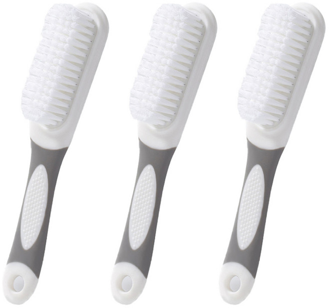 코히모 다용도 신발 운동화 세척 솔 브러쉬 4W390, 그레이, 3개