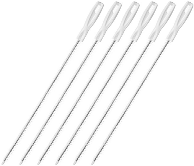 코히모 배수구 청소솔 5W0013 6p, 6개, 화이트