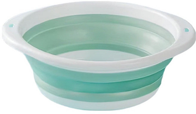 조인메이드 다용도 접이식 대야 대형, 그린, 1개