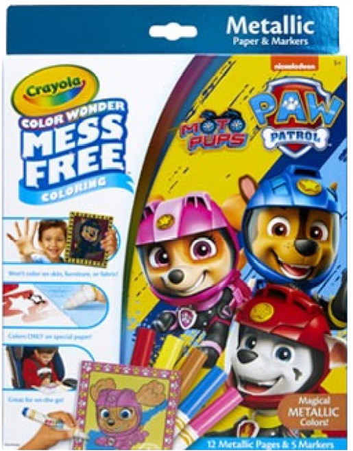 크레욜라 메스프리 메탈릭 박스 시리즈 퍼피 구조대, 1개, 5색