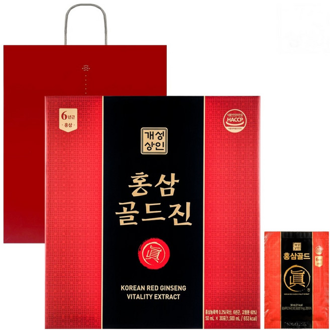개성상인 홍삼골드진, 30회분, 1개