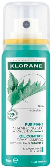 클로란 네틀 여행용 기내용 드라이 샴푸 허브, 50ml, 1개