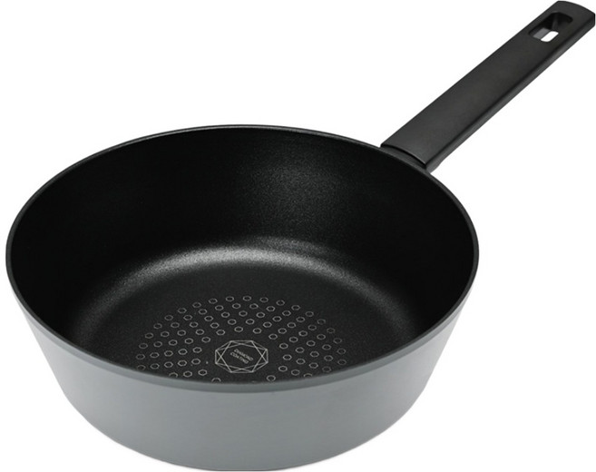 시샘 모던 그레이 궁중팬, 24cm, 1개