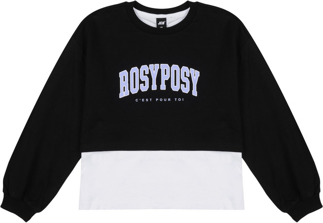 제이씨비 주니어 레이어드 맨투맨 S142