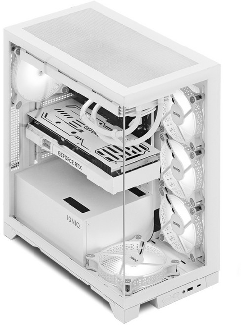 IGNIQ 2025 Integ Master 9950X Ryzen 9 Ryzen 9000 系列, 白色, WIN11 Home, 2TB, 64GB, IG-ITM00025