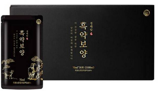 정해담 흑약보양 흑염소진액 30p, 1개, 2.1L