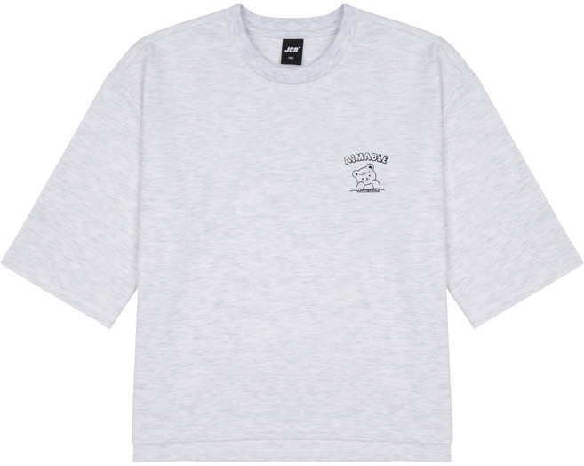 JCB 女童七分袖小熊印花T恤 S242