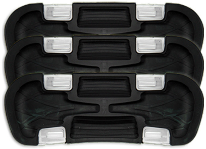 동명 안전모 후두부 충격방지대, 블랙, 3개