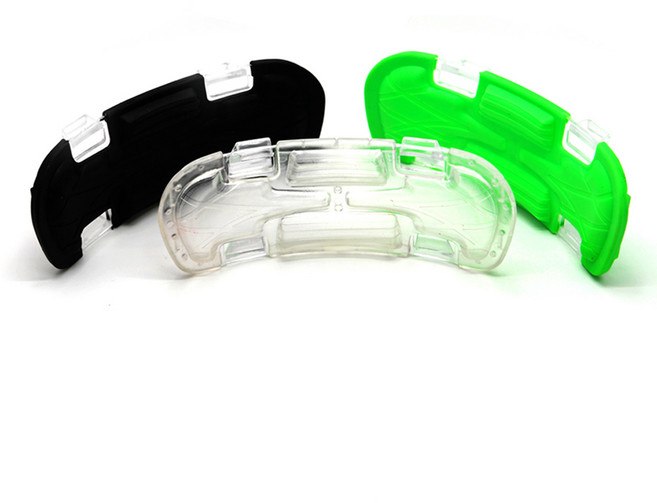 동명 안전모 후두부 충격방지대 블랙 + 형광 + 투명 세트, 혼합색상, 3개