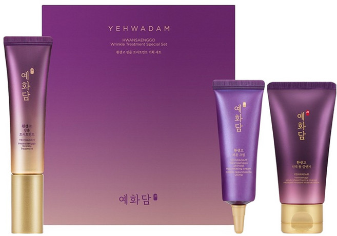 예화담 환생고 링클 트리트먼트 30ml + 보윤크림 15ml + 진액 폼 클렌저 50ml 세트, 1개