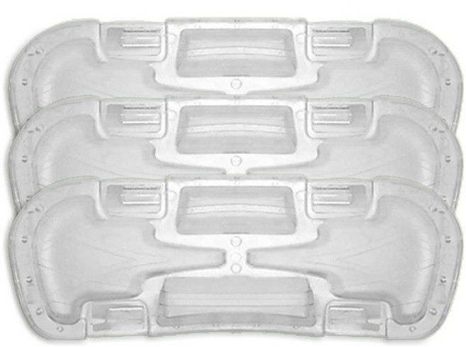 동명 안전모 후두부 충격방지대, 투명, 3개