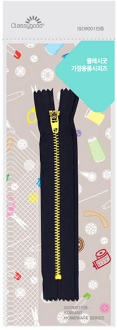 클래시굿 코텍스 지퍼5호 14cm 3p, 혼합색상, 1개