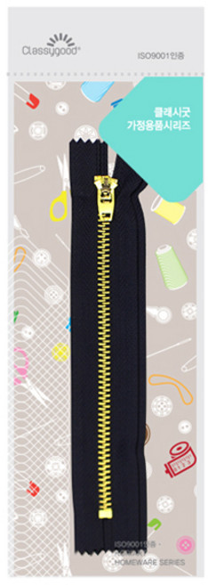 코텍스 클래시굿 지퍼5호 16cm 2p, 혼합색상, 1개