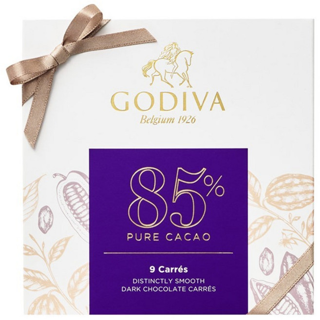 고디바 까레 어쏘트먼트 다크 초콜릿 85% 9p, 1개, 45g