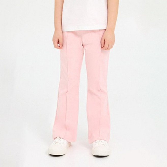 unifriend 女童基本款鬆緊帶靴型褲