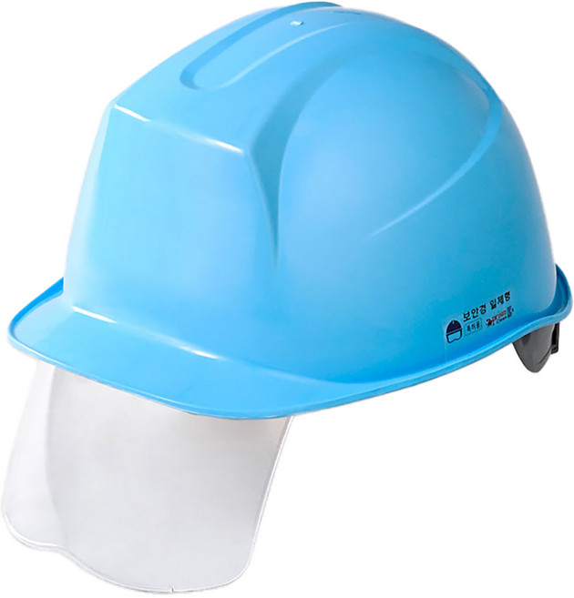 동명 신투구형 보안경 안전모 스카이블루 DMS-D-3001SH, 1개