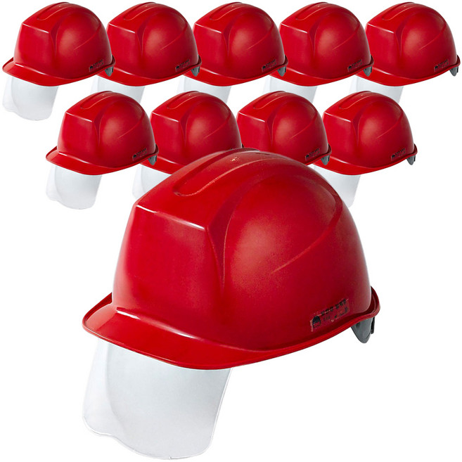 동명 건설현장 공사장 머리보호 신투구형 보안경 안전모 DMS-D-3001SH, 10개