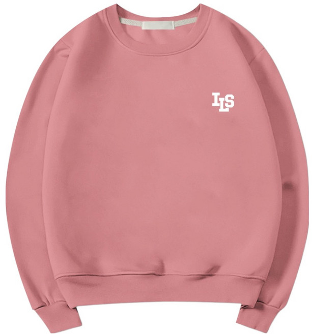 일루소 남녀공용 로고 아이엘에스 소프트 특양면 맨투맨