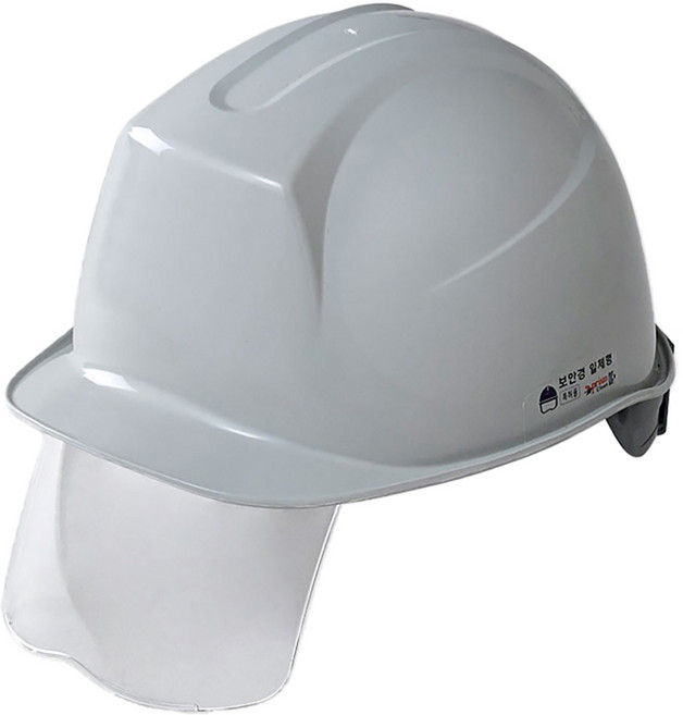 동명 신투구형 보안경 안전모 DMS-D-3001SH, 그레이, 1개