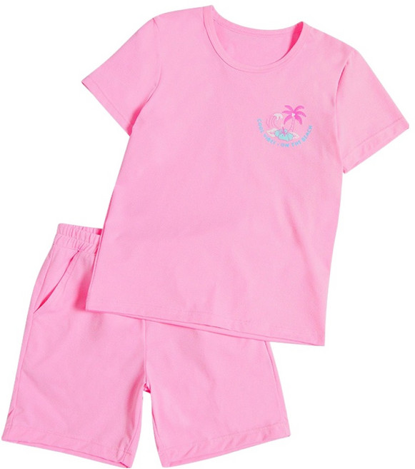 크리켓 트라이 여아용 홈엔 5부 상하의 세트 H13 CGHAH13