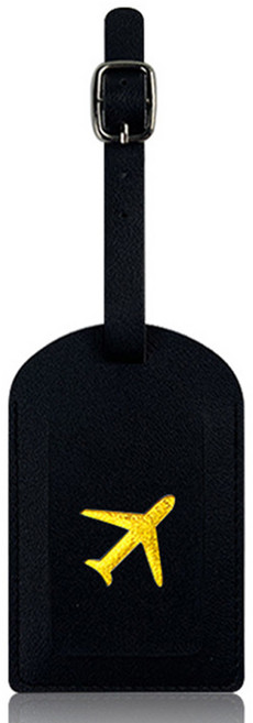 스타일컨택트 캐리어 가죽 네임택