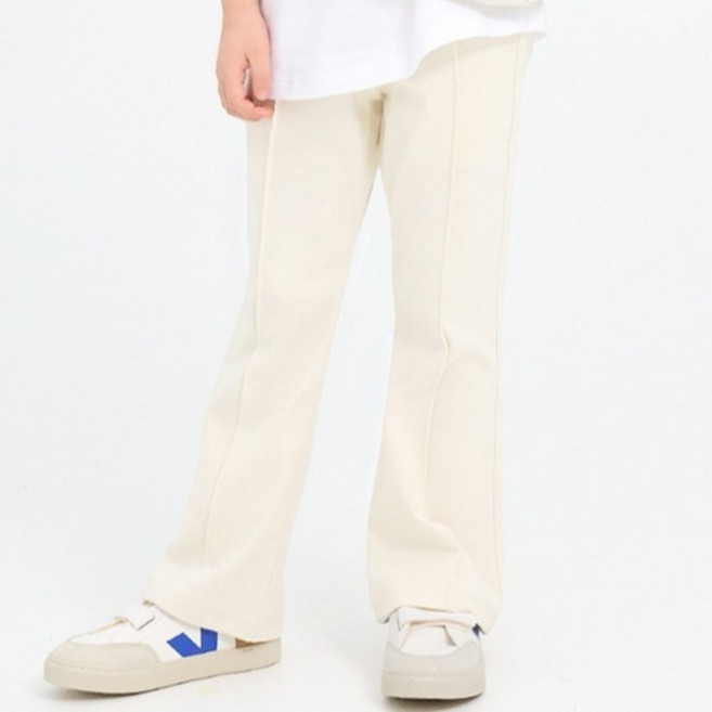 유니프랜드 여아용 베이직 밴딩 부츠컷 팬츠