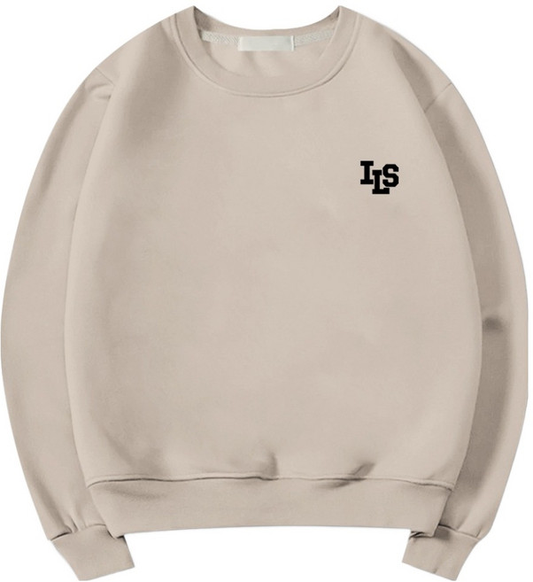 일루소 남녀공용 로고 아이엘에스 소프트 특양면 맨투맨