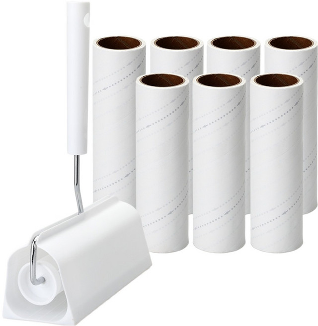 노뉴 매직롤링 사선컷팅 테이프 클리너 + 리필 7p, 1세트