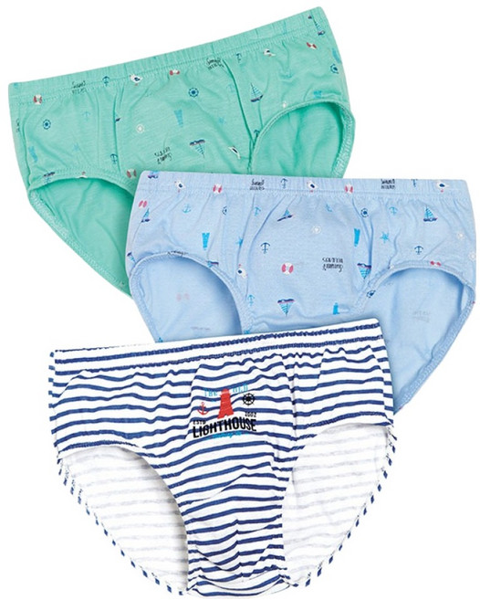 트라이 남아용 삼각 팬티 3종 세트 TBPDG02