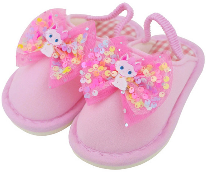 코코브레인 여아용 반짝 리본 덧신