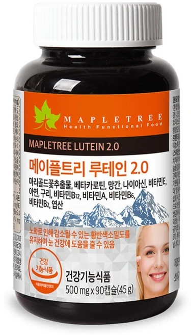 메이플트리 루테인 2.0 눈건강 45g, 90정, 1개 - 쿠팡