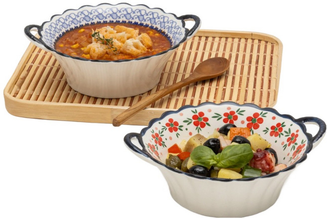 프라카 폴란드풍 양손볼 2종 세트, 체리 + 제니아, 1세트