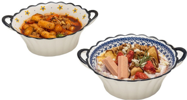 프라카 폴란드풍 양손볼 2종 세트, 비올라 + 포티시아, 1세트