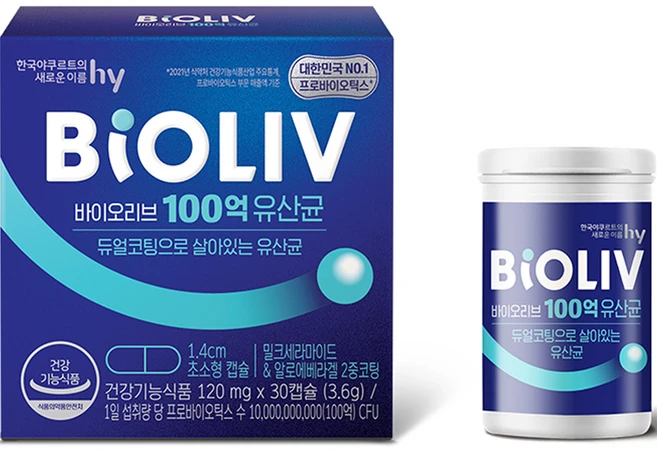 바이오리브 100억 유산균, 30정, 1개 - 쿠팡