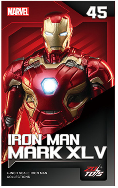 Zdtoys 漫威鋼鐵人馬克45公仔10cm, 1個