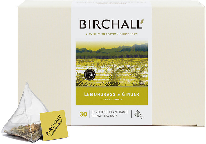 버챌 레몬그라스 진저 허브티, 2.5g, 1개, 30개입