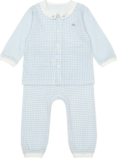 Tartine et Chocolat 嬰幼兒 BL L 格紋家居服上下套裝