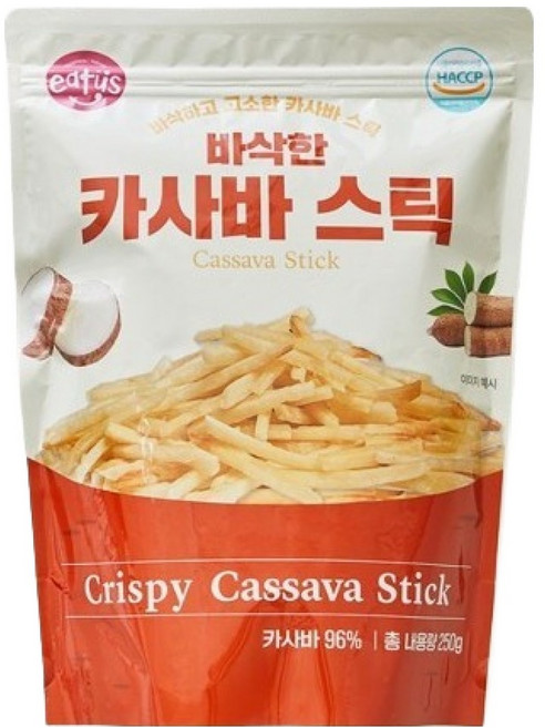 이더스 바삭한 카사바 스틱, 250g, 1개