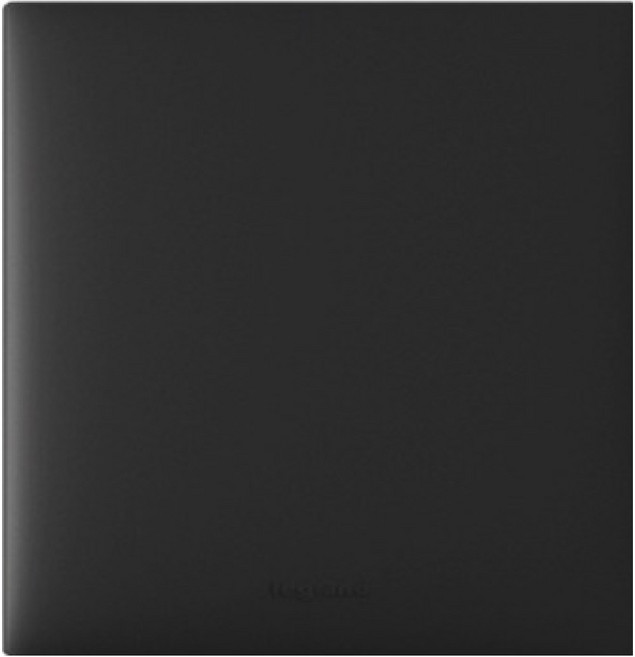 르그랑 아펠라 Simple 맹플레이트 블랙 2개용, 1개